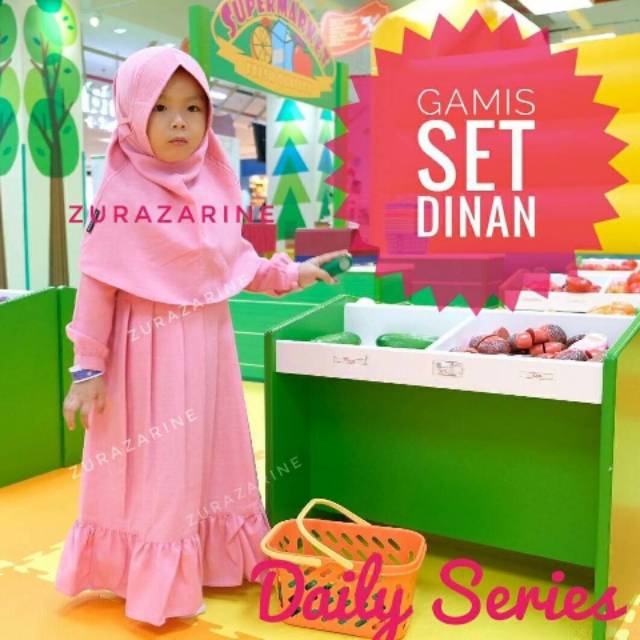 Dinan Set Daily Gamis by Zura Zarine