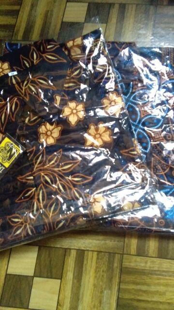 M L Xl Xxl Jumbo Kemeja Batik Pria Cendrawasih Sogan Seno Kawung Sogan Nayshi Batik Hrb026 Batik