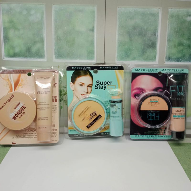 Bedak Maybelline 2in1 [Bedak+Foundation] Pilih Variannya