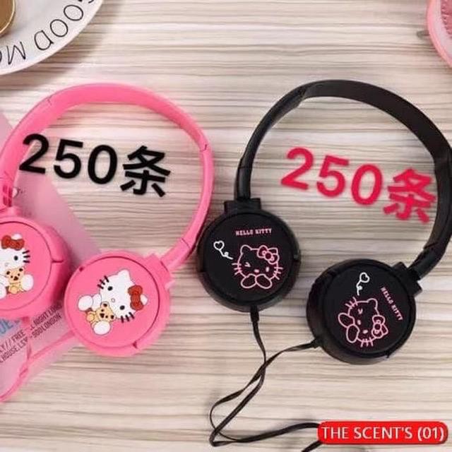 &lt;^ SJA ^&gt;  HEADPHONE HELLOKITTY/DORAEMON KT-3156 SUPER BASS/ HEADSET KARAKTER KT3156 + MIC