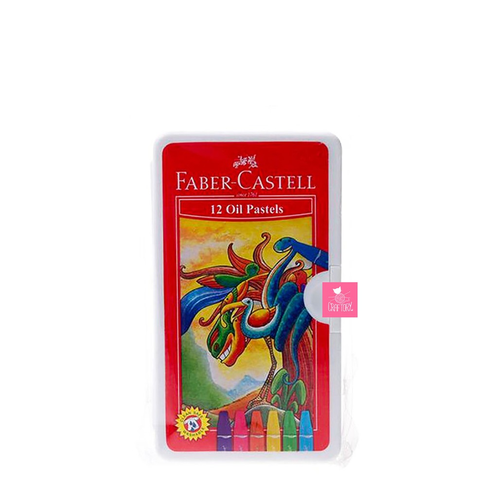 

Faber Castell Hexagonal Oil Pastel Crayon 12 Colours Warna