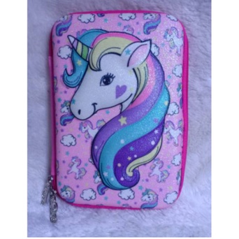 

Sale!!! Kotak Pensil Smiggle Unicorn Gitters/ Tempat Pensil Hard Case Smiggle Diskon
