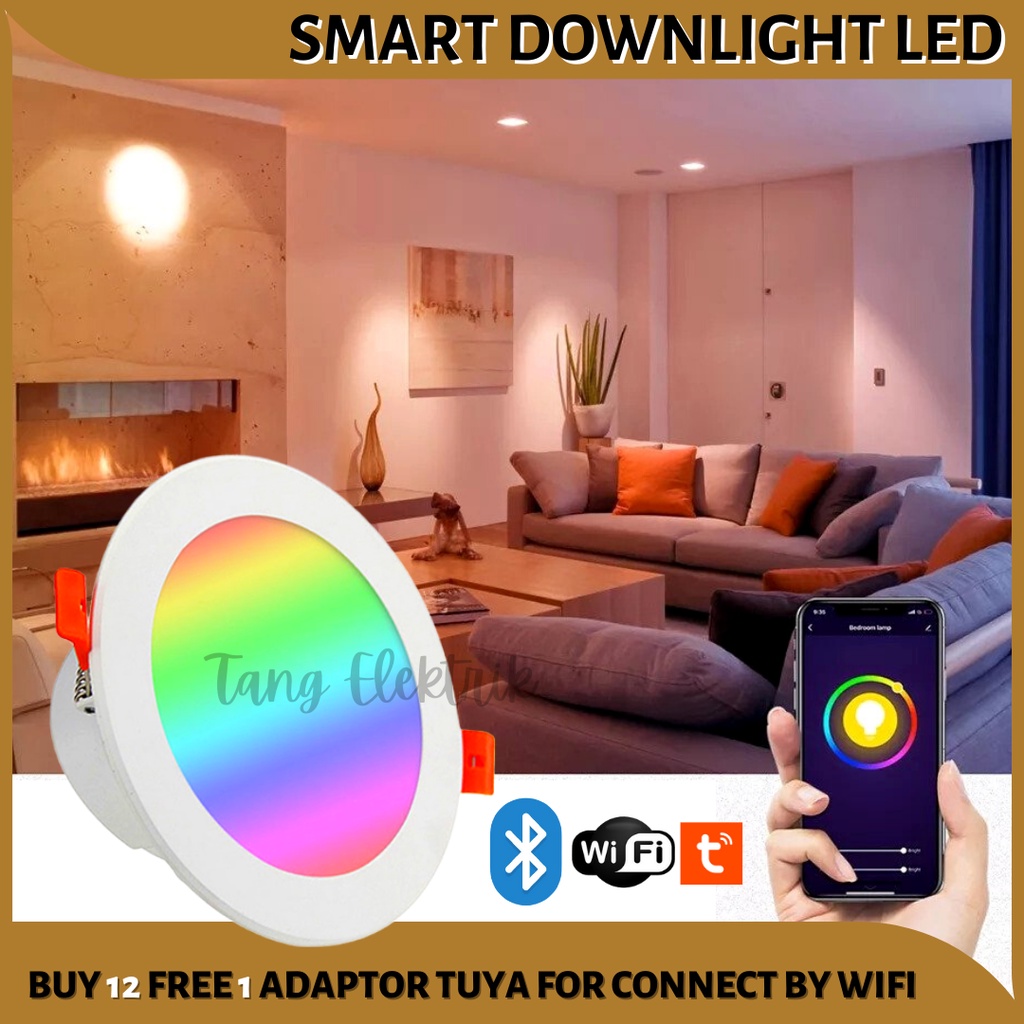 Lampu Smart Downlight Smart Downlight 10W Bluetooth Control