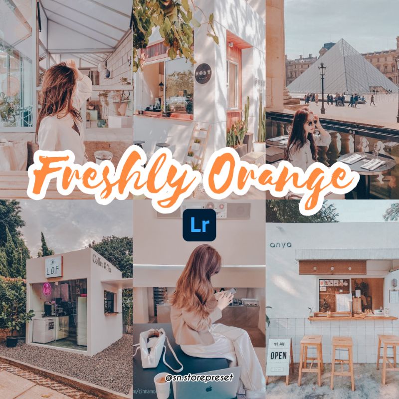 PRESET LIGHTROOM FRESHLY ORANGE For Android &amp; IOS