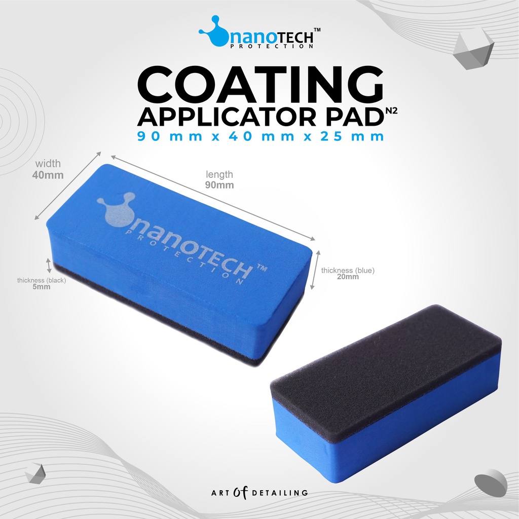 APPLICATOR PAD NANO CERAMIC COATING - APLIKATOR BLOCK COATING - NANOTECH PROTECTION - SPONGE COATING - BUSA COATING - FOAM COATING - SPON COATING EVA MATERIAL