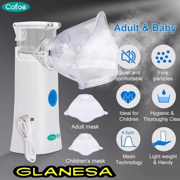 Nebulizer portable..alat bantu uap pernafasan, kwalitas omron