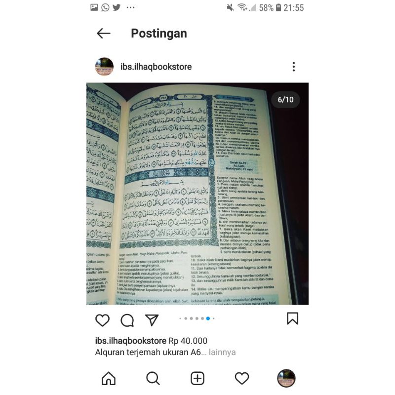 Alquran terjemah ukuran A6 LengkapRingkasan tafsir ibnu katsir Ringkasan tafsir ath thabari