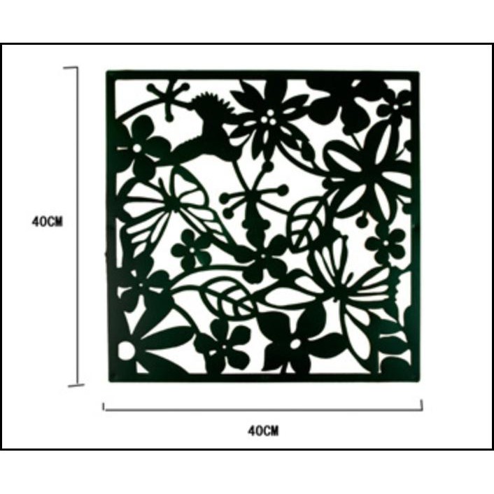 Dekorasi Penyekat Ruangan Vintage (1Set Isi 4Pcs Per 1 Warna) - Putih