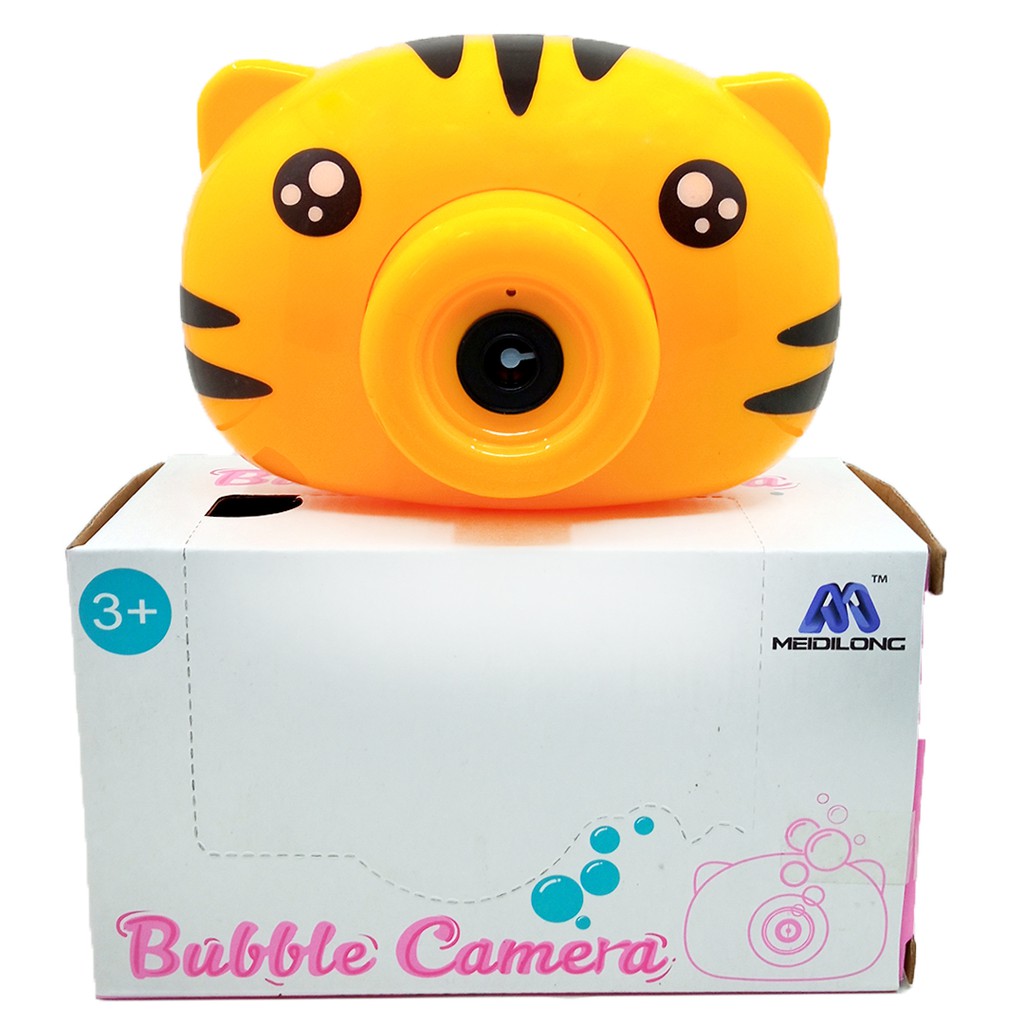 Bubble Camera Mainan Anak Kamera Gelembung Busa Nyala Lampu &amp; Musik