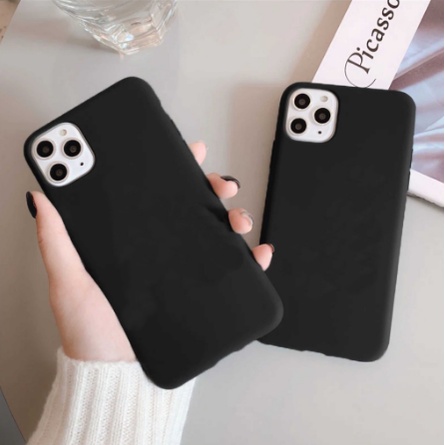 Soft Case Jedel Black Matte Xiaomi Redmi Note 6 7A 8A 9 Pro Silicone Slim Back Cover OCEANMART Ocean Mart Murah Grosir