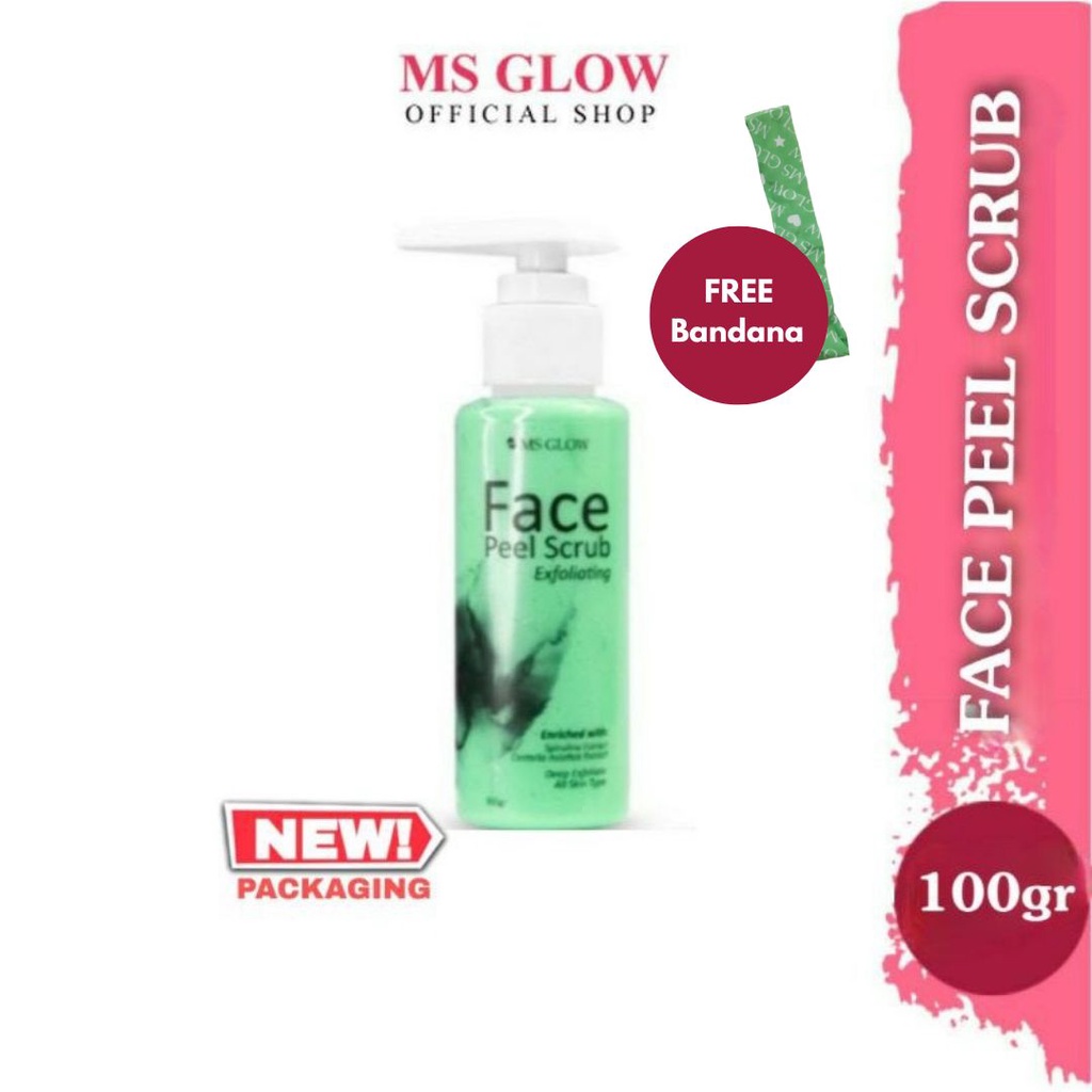 MSGLOW FACE PEEL SCRUB - Anti Blackhead - 1 pcs