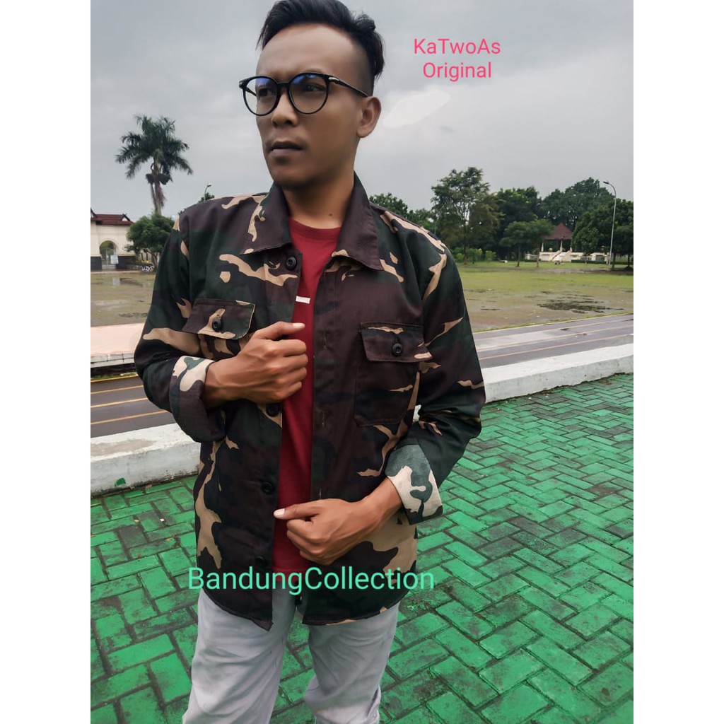 COD JACKET LORENG CAMO PRIA SEMI PARKA LORENG-Jaket Pria