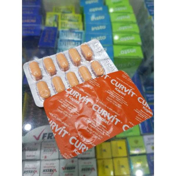Curvit Kaplet / Suplemen Makanan / Defisiensi Kalsium / Stamina