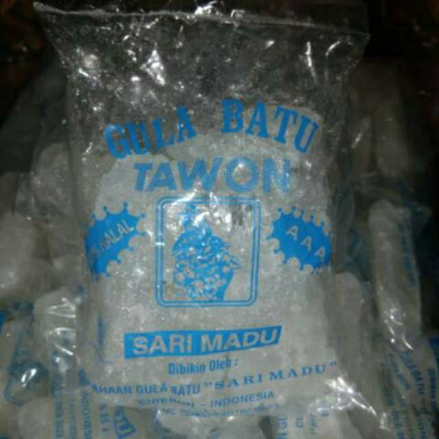 

Gula Batu Kristal Tawon Sari Madu Khas Cirebon 245 Gram