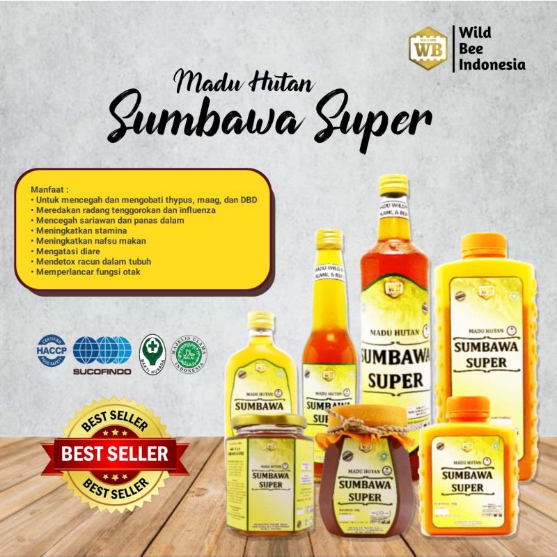 

Madu Sumbawa Super / Lebah Apis Dorsata, Madu Hutan Asli Murni Nusantara Wild Bee