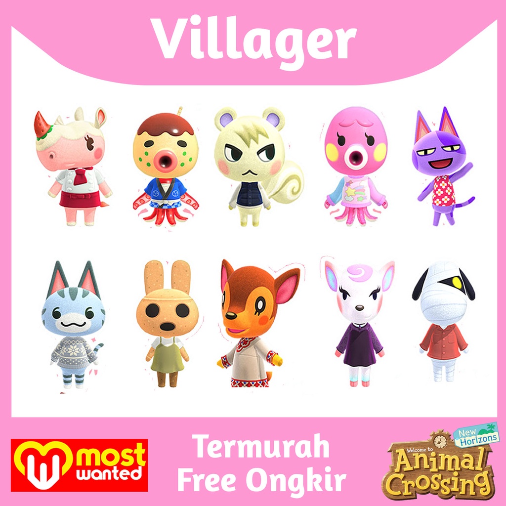 Jual VILLAGER Animal Crossing New Horizons ACNH Bells DIY Items Marshal