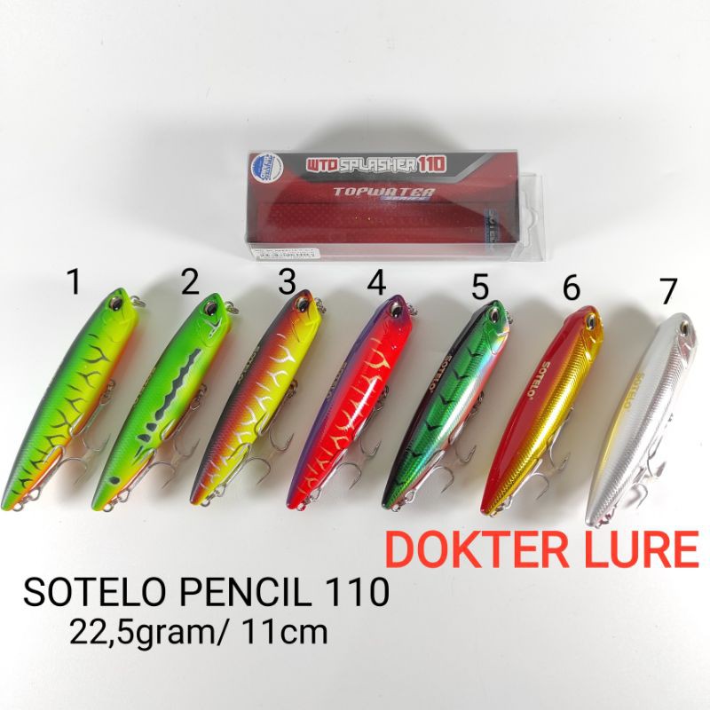 LURE SOTELO PENCIL 110 22.5gr 11cm Umpan WTD Floating