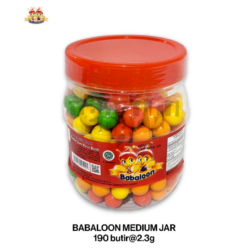 

BABALON MEDIUM JAR. KEMBANG GULA KARET ANEKA RASA BUAH