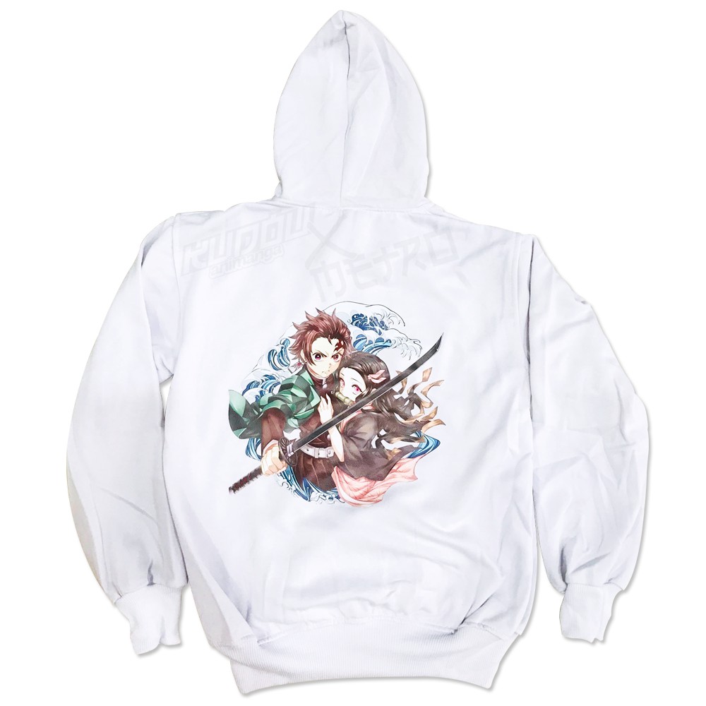 Sweater Anime Kimetsu No Yaiba White