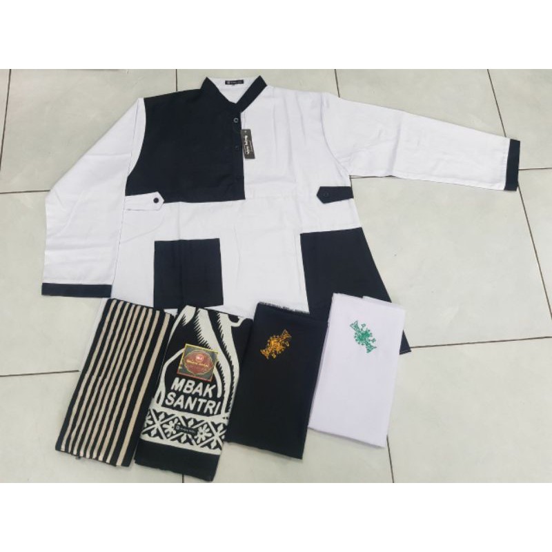 SETELAN BAJU SANTRIWATI SANTRI PUTRI