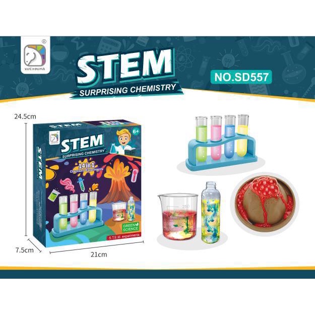 STEM Science Surprising Chemistry Set 14 in 1 - Mainan Edukasi