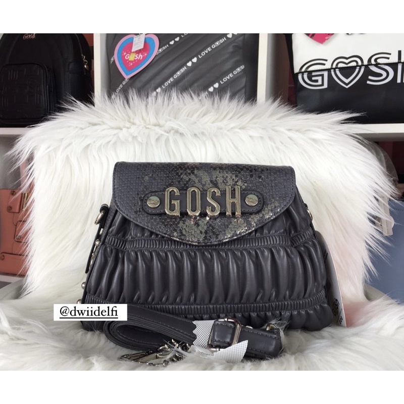 Gosh art 787 dark grey tas gosh diskon gosh sale COD 658