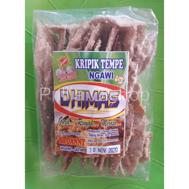 

Keripik Tempe Khas Ngawi 250 gr - Camilan Cemilan Makanan Ringan Sehat Murah Halal Kekinian