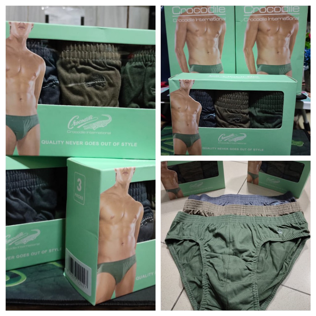 Celana dalam crocodile isi 3 PCS / celana dalam pria crocodile
