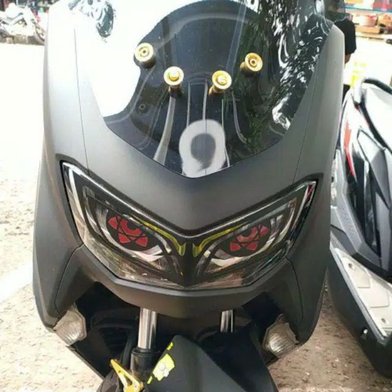 STICKER VARIASI MATA ELANG LAMPU ALL NEW NMAX 2020 BISA BAYAR COD