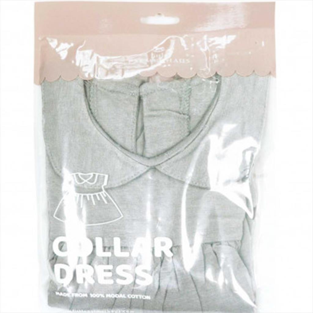 Little Palmerhaus Collar Dress Warna Stone Grey