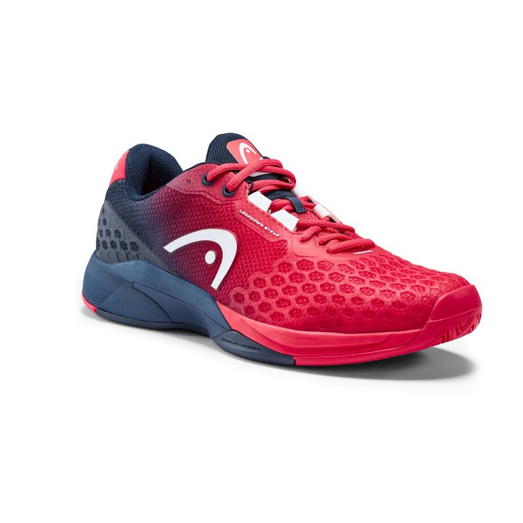 Sepatu Tenis Tennis Head Red Dark Blue Head Revolt Team 3 Original