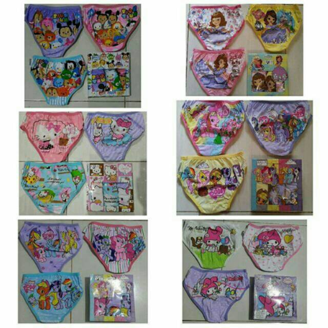Mike and Jessie Girl Underwear - celana dalam anak perempuan