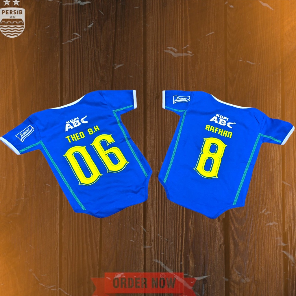 JUMPER BAJU BAYI MURAH PERSIB TERBARU 2022 2023 BISA REQUEST NAMA SENDIRI