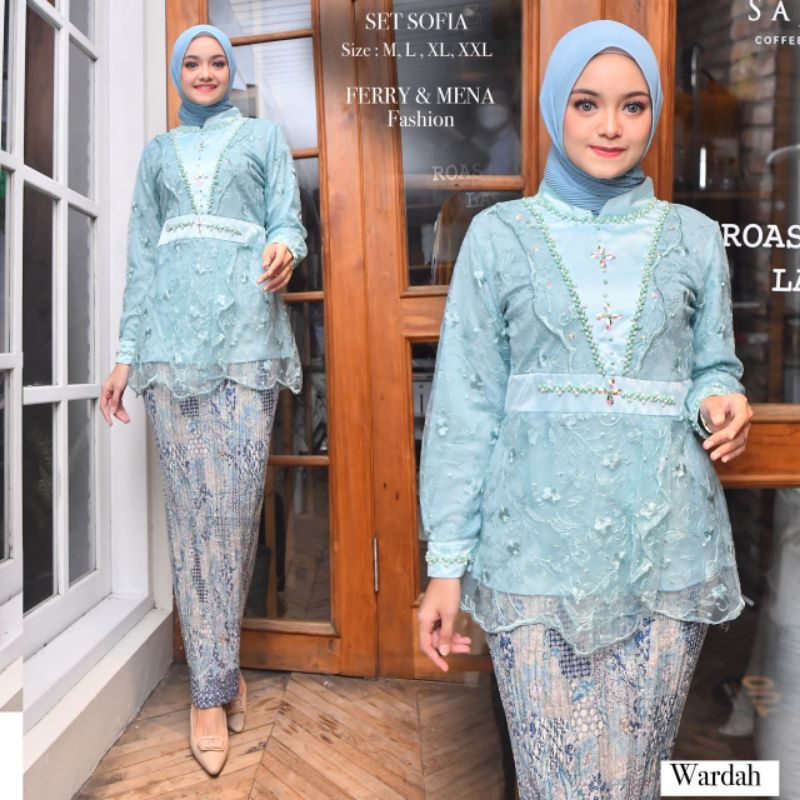 Permata Olshop / Blouse Tunik Shahilla NK / Kebaya Pesta Modern / Kebaya Kondangan / Lamaran / Bridesmaid