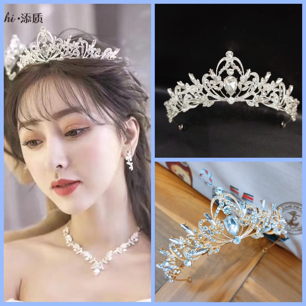 Elegan Crown - Design Tiara Headband Princess Crown