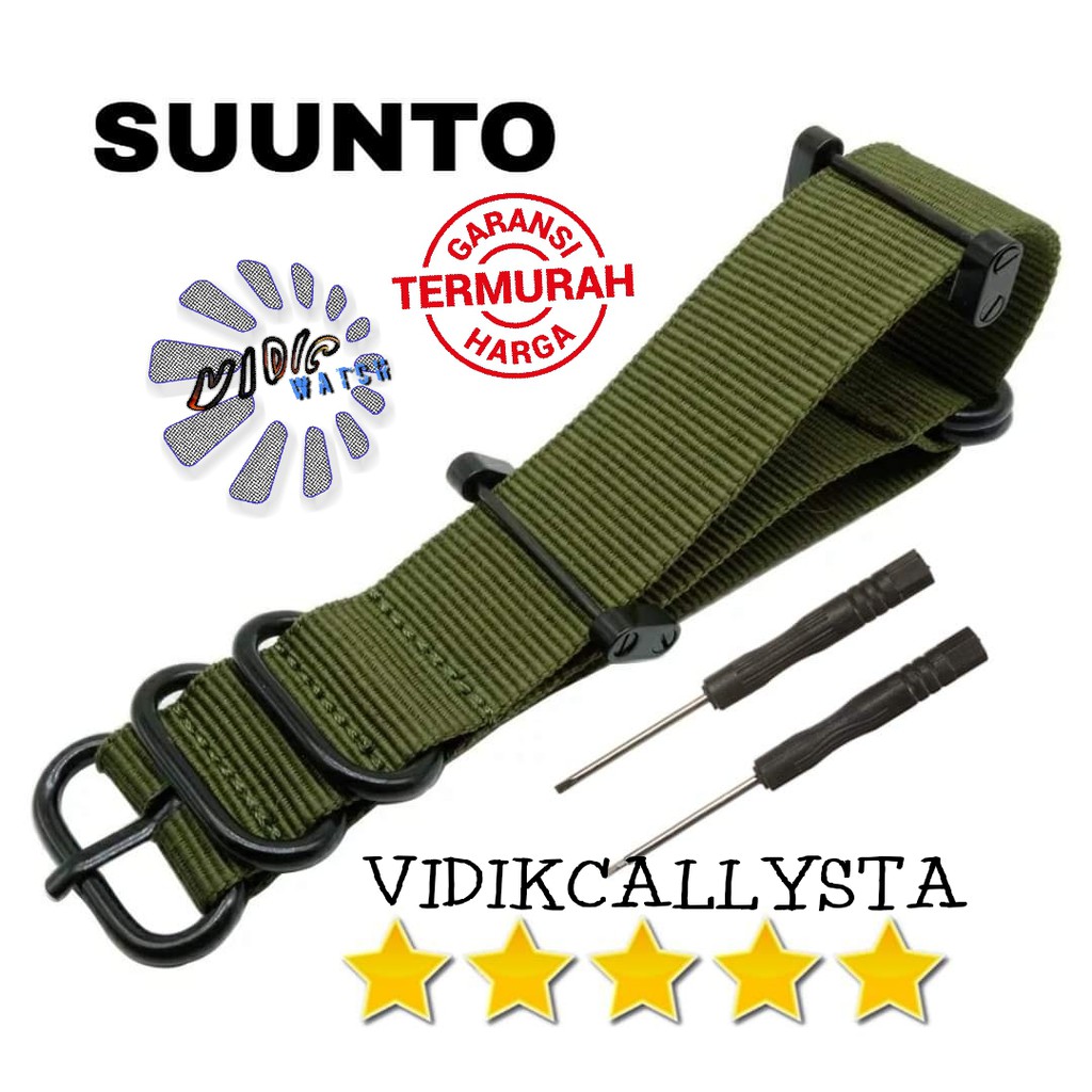 Suunto Core Strap Nylon Zulu Tali Suunto Core Canvas Suunto Traverse Essential