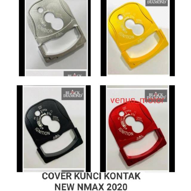 COVER KUNCI NEW NMAX 2020/ TUTUP KUNCI NEW NMAX 2020 BLACK DIAMOND - HK99