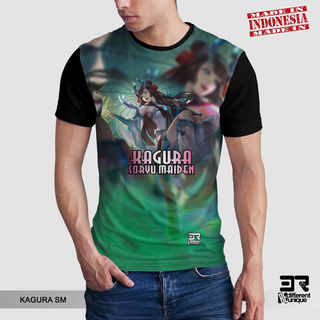 [ COD ] KAOS PRINTING GAMBAR GAME MOBILE LEGEND KAGURA  - BAJU DISTRO ORIGINAL GAMBAR MOBILE LEGENDS