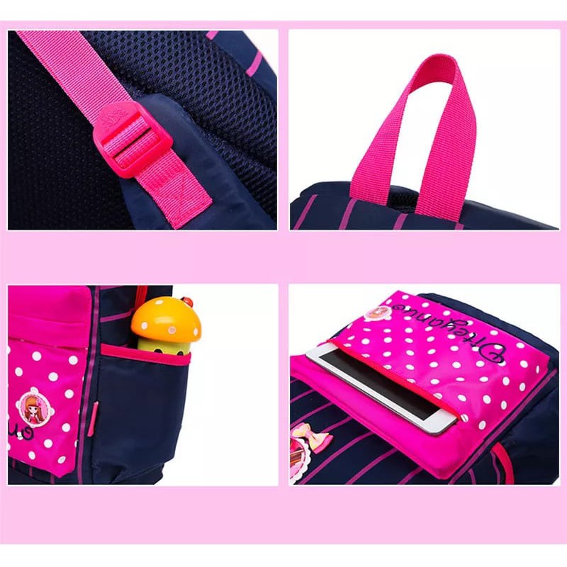 ARMELIA SHOP - Tas Ransel Sekolah Anak Beby Salur-Tas Ransel Backpack Sekolah Anak Perempuan Remaja