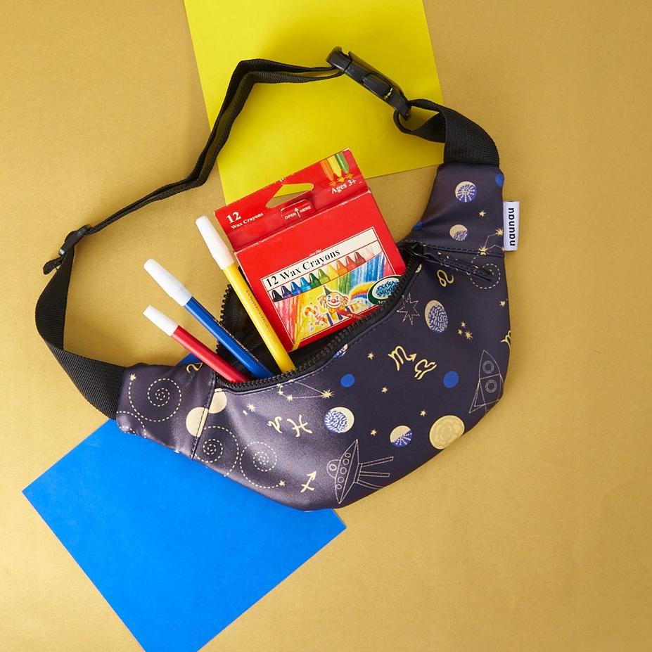 ⇪ Tas Pria Tas Selempang Pria Waist Bag Pria Kasual Naunau Navy Moon →