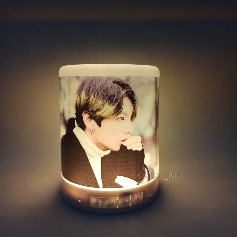 Jungkook dan BTS Army kpop Lampu Tidur Speaker