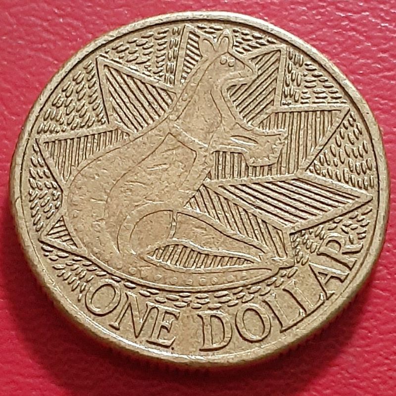 Uang Koin Kuno Luar 1 Dollar Commemorative Australia Tahun 1988