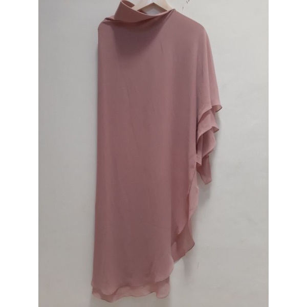 zulaikha khimar dusty pink atelier angelina