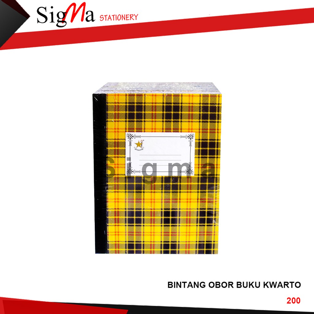 

Buku Kwarto 200 Lembar Bintang Obor Isi 200 Lembar