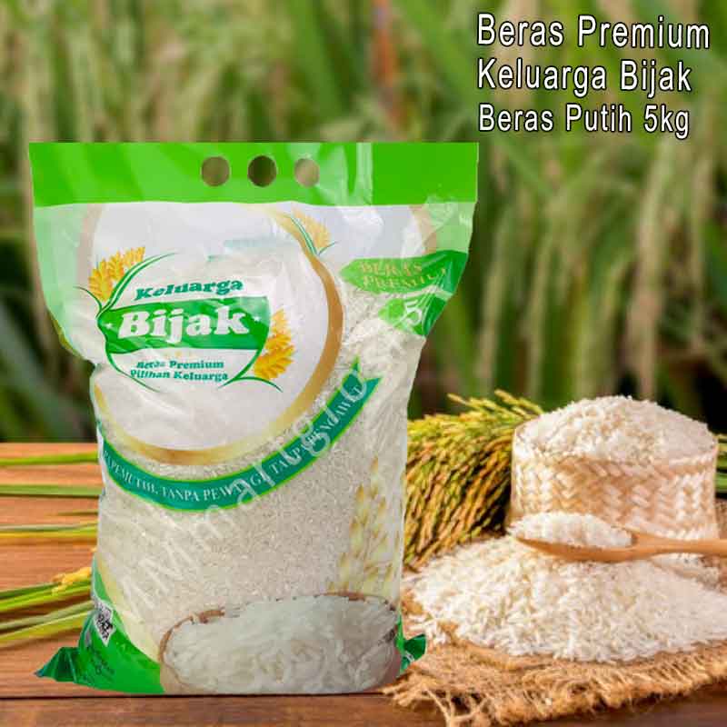 Beras Keluarga Bijak / Beras Putih / Beras Premium / 5kg