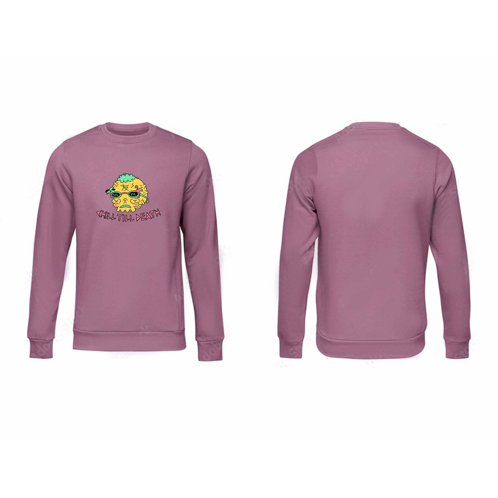 Sweater Crewneck Chill Till Death Fleece M - XXL