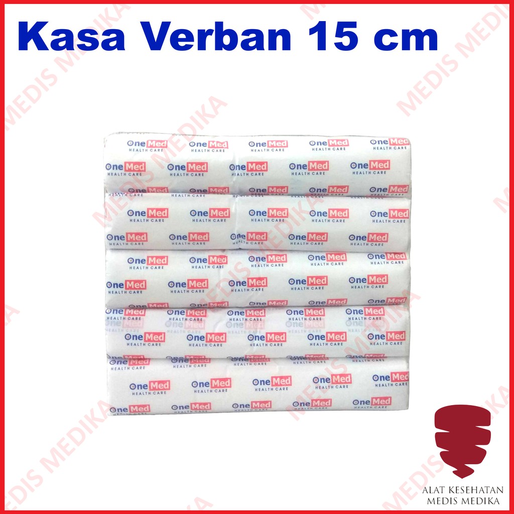 Kasa Verban Gulung 15cm Onemed p3k Kassa Kain Perban Pembalut Luka 15 cm 5 Roll