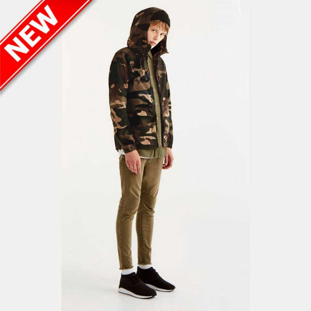 NEW - Jaket Parka Pria dewasa Corak Army - Jakob