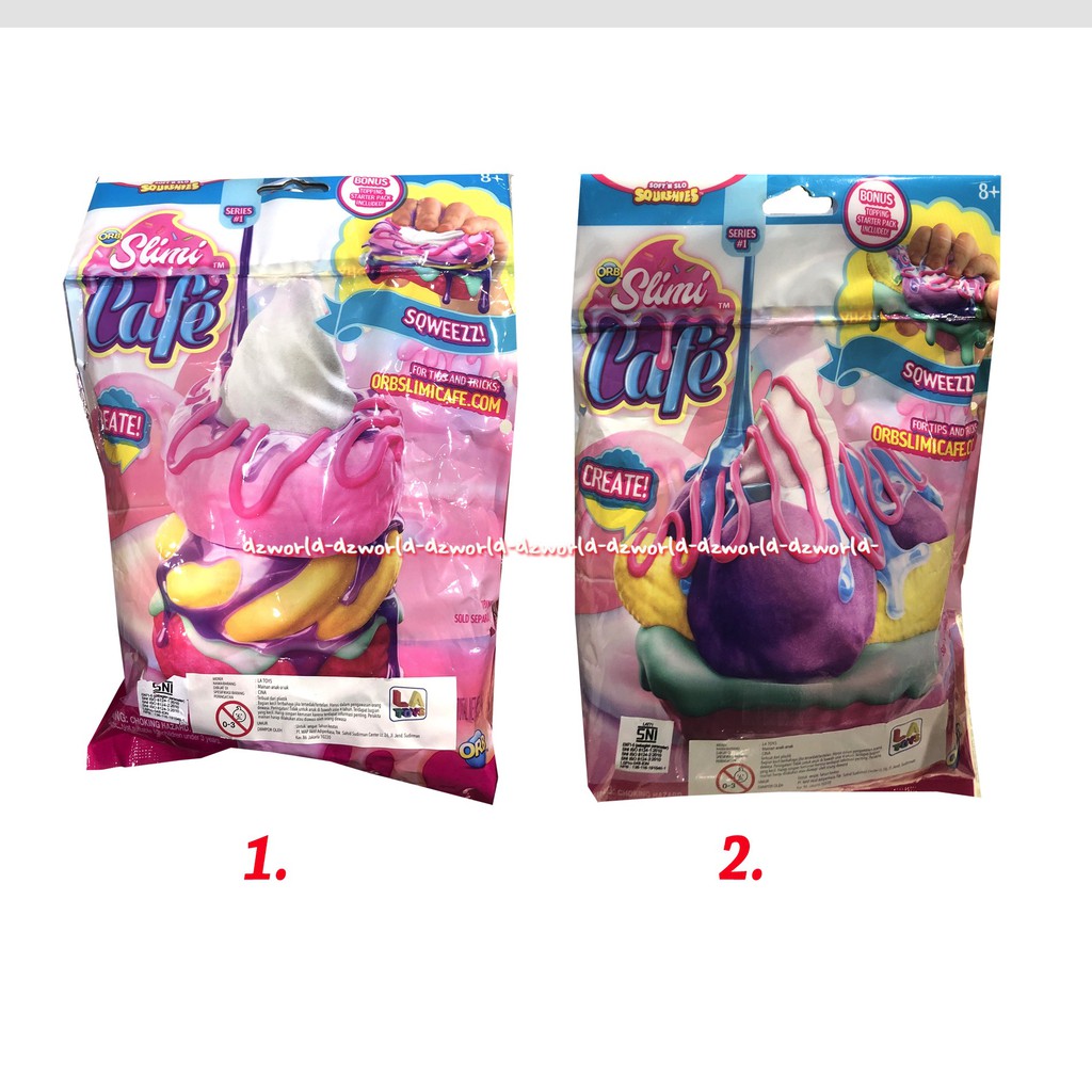 Slimi Café Squeezz La Toys Mainan Anak Slime dan Squishy