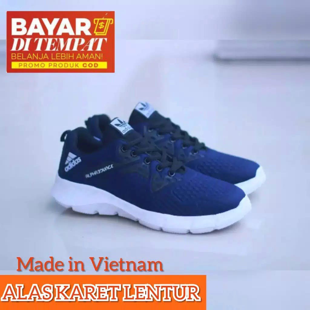 PROMO!!! Sepatu sneakers olahraga alphabounce pria wanita terbaik